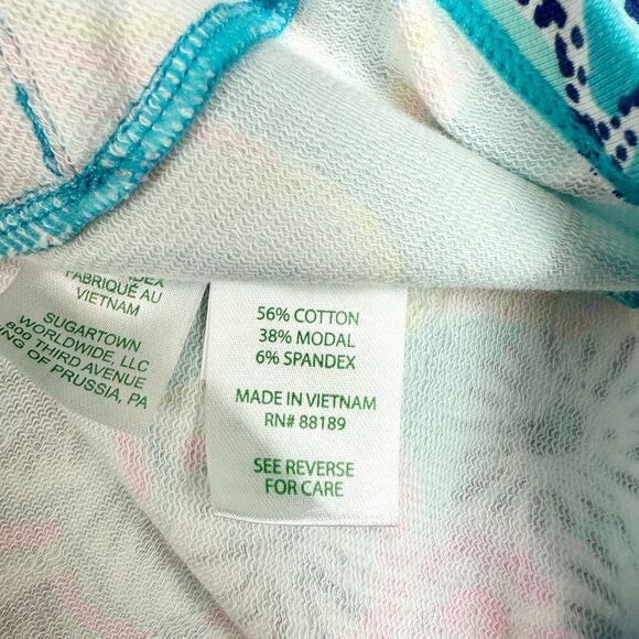 Lilly Pulitzer UPF 50+ Skipper Popover Bali Blue Once Upon A Tide Size XS - Picture 11 of 11